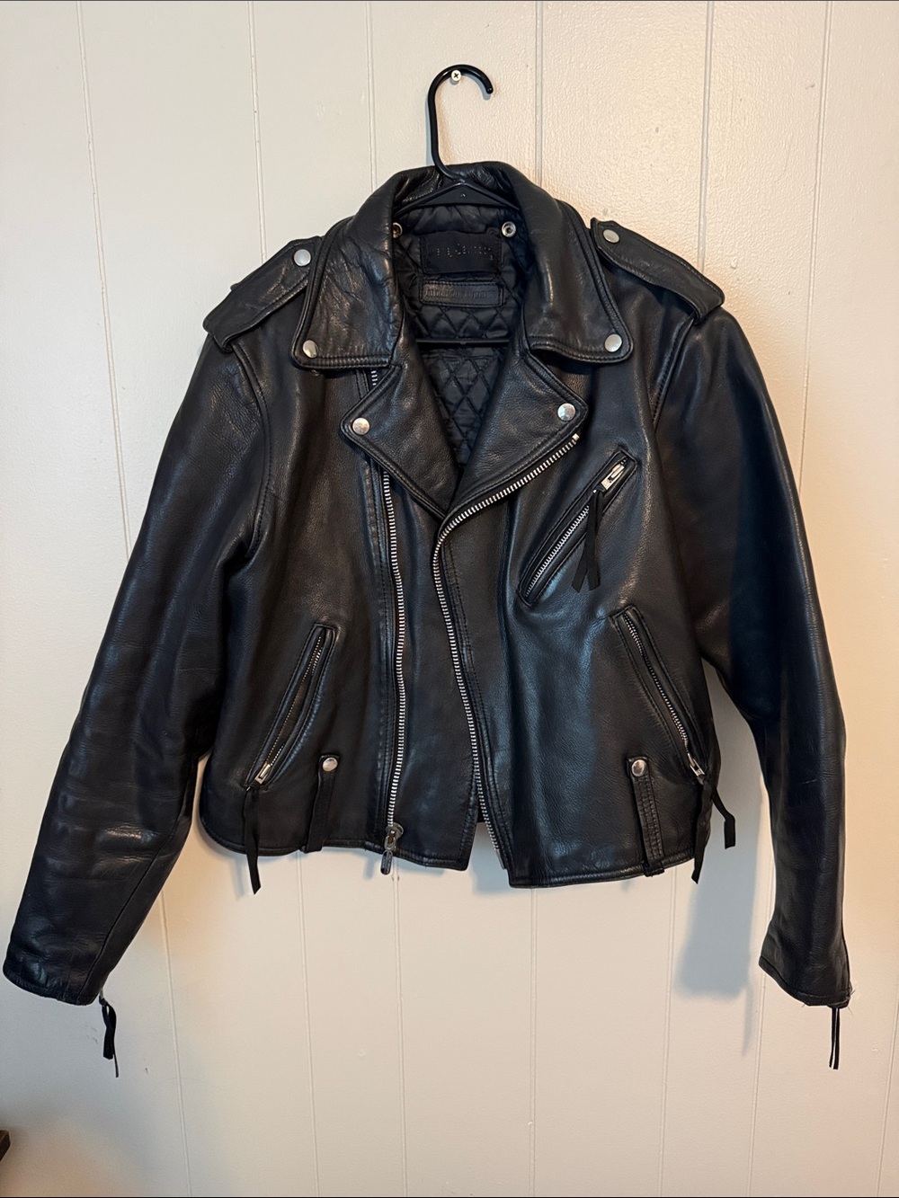 Black Harley Davidson leather jacket